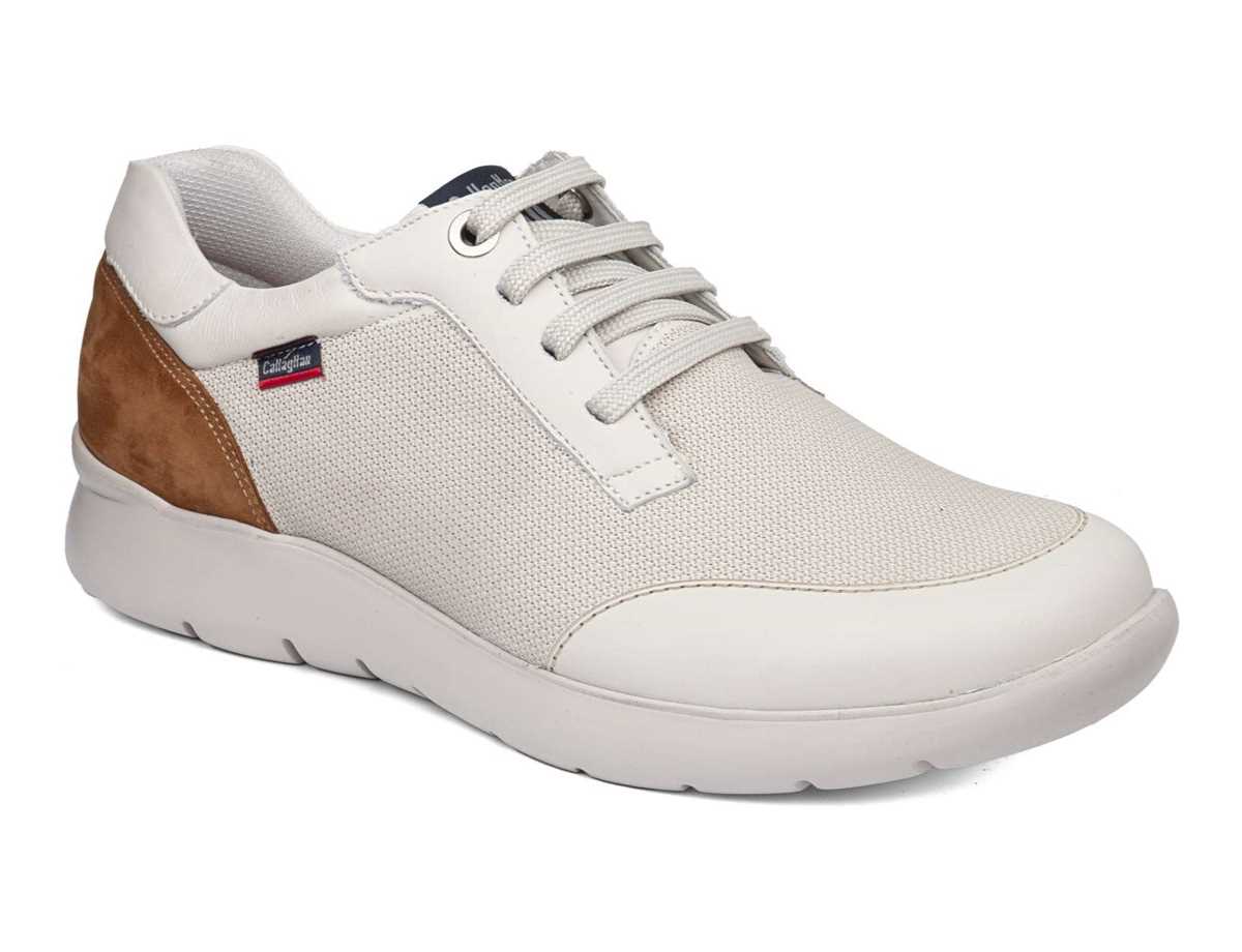 Callaghan 51308 Nuvole Sneakers Heren Wit Bruin | ACV2210GS
