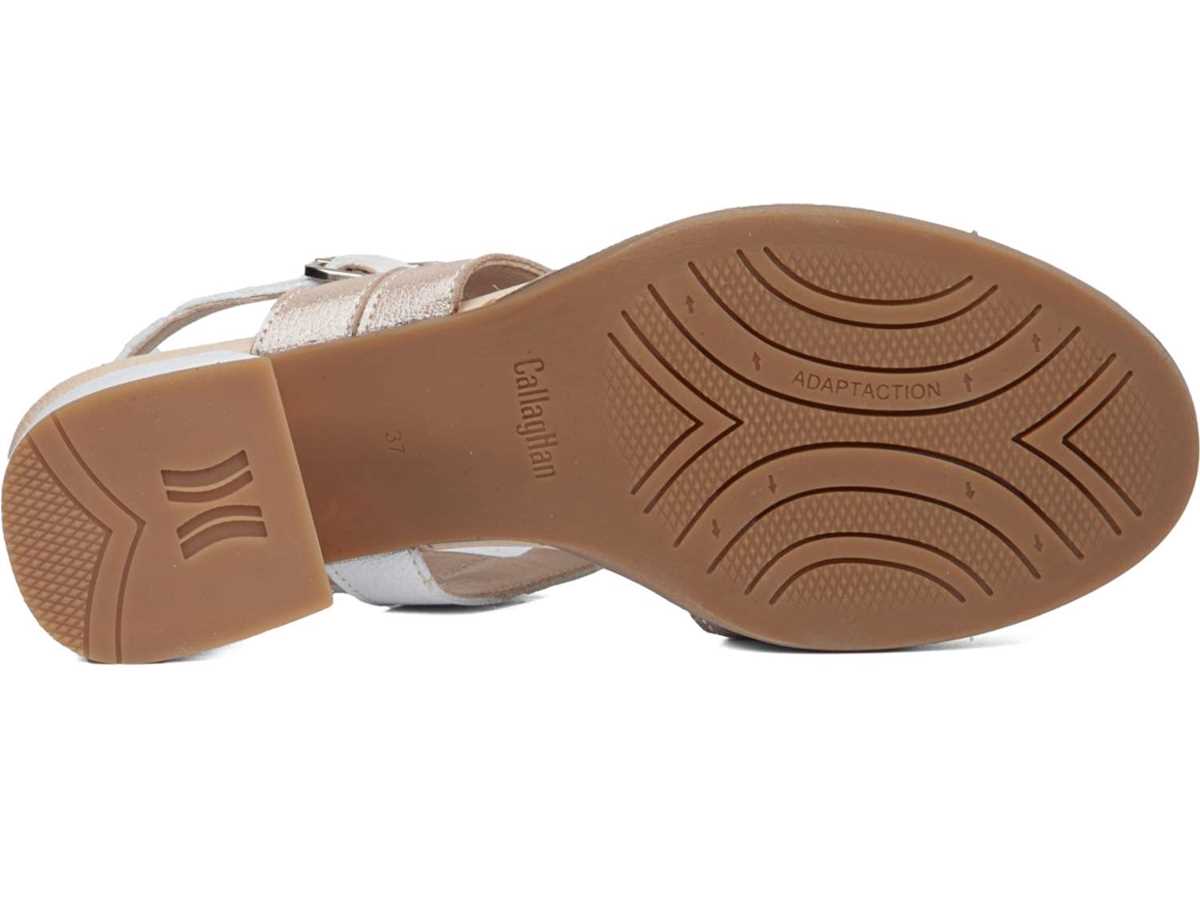 Callaghan 29211 Kibow Hakken Sandalen Dames Wit Beige Geel | QLY696TL