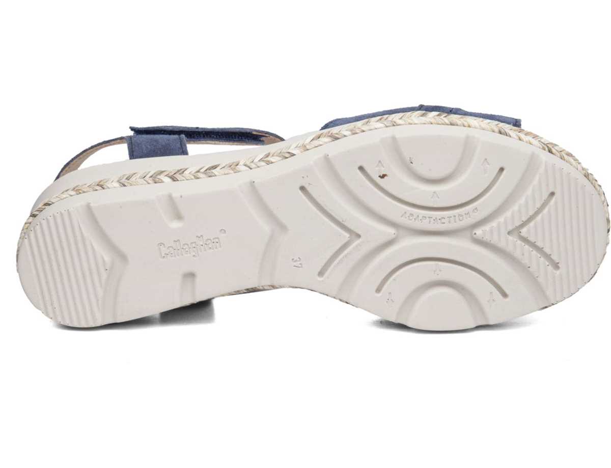 Callaghan 29807 Mara Sleehak Sandalen Dames Blauw | QOB6374UM
