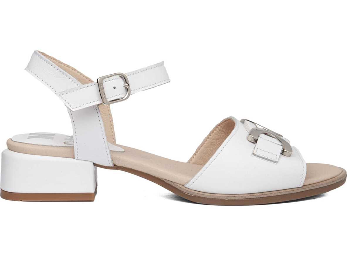 Callaghan 30307 Luna Hakken Sandalen Dames Wit | VJC2080AB