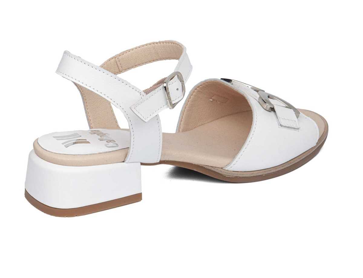 Callaghan 30307 Luna Hakken Sandalen Dames Wit | VJC2080AB