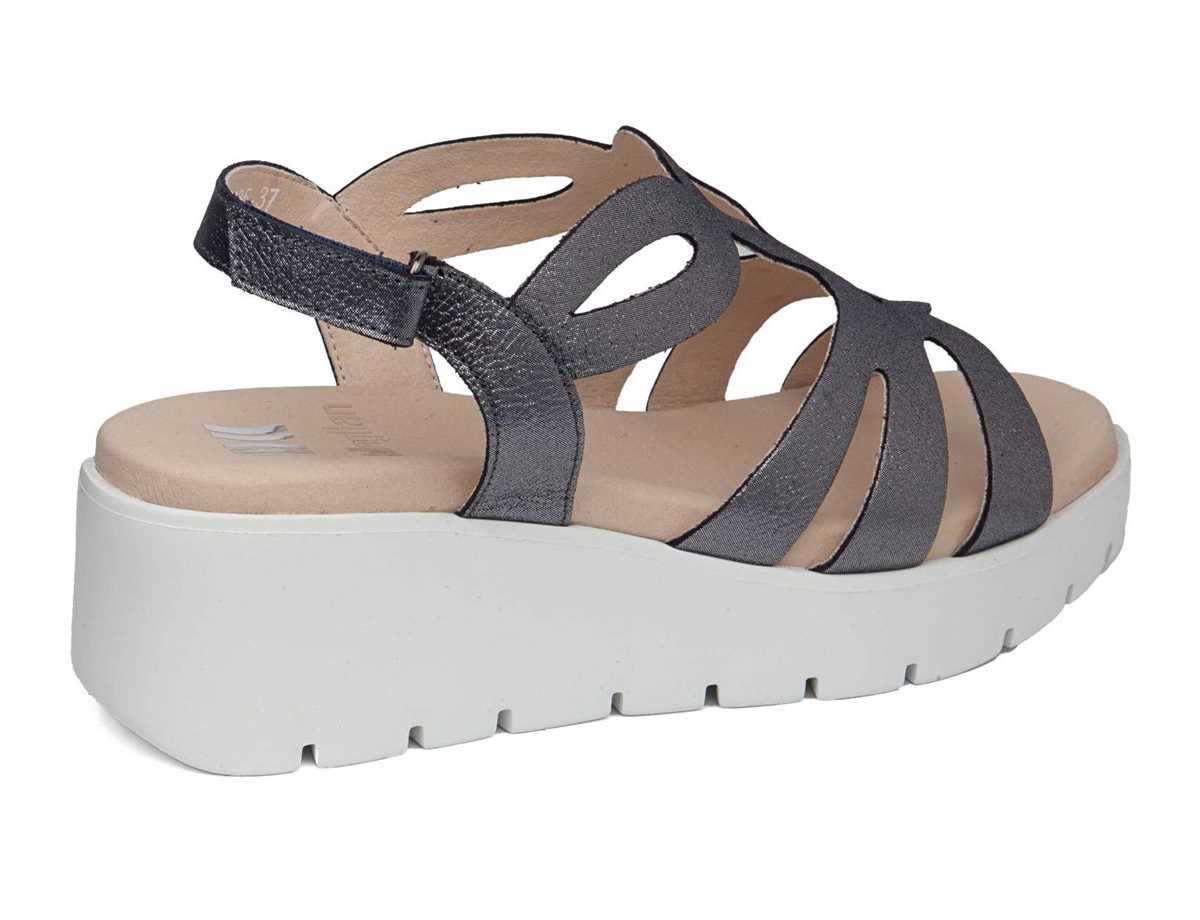 Callaghan 32005 Bera Sandalen Plateauzool Dames Blauw | EEZ151SO