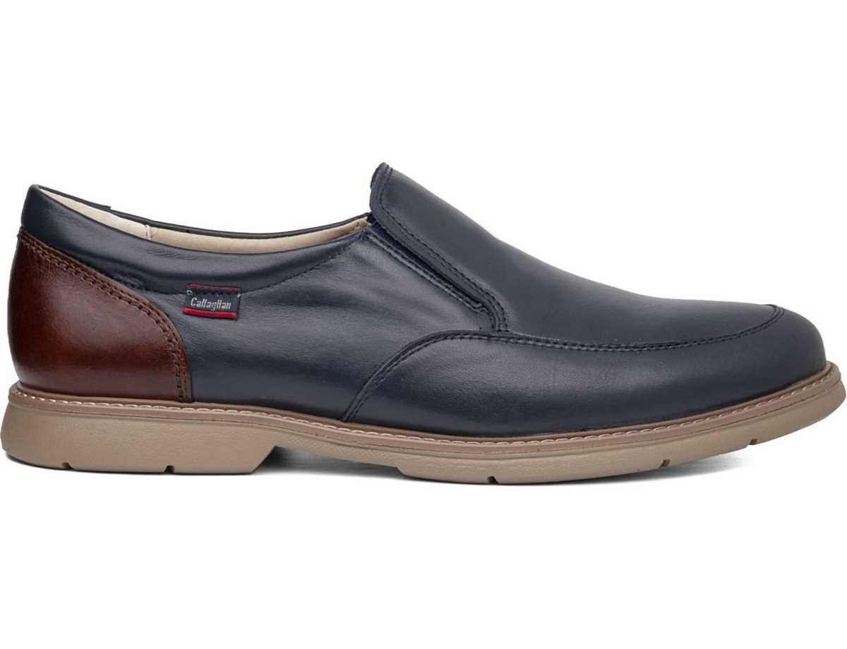 Callaghan 46701 Upam Mocassins Heren Blauw Bruin | TER5121EY