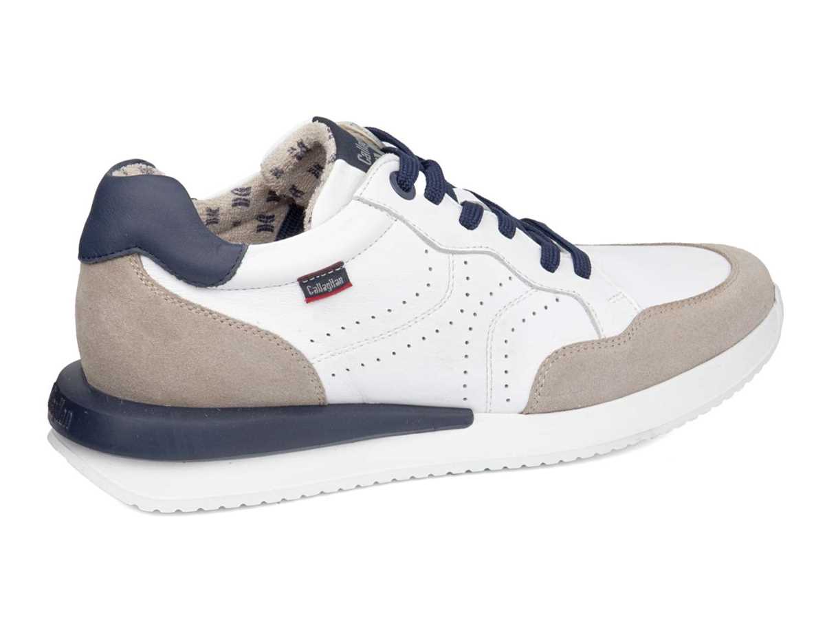 Callaghan 51107 Moses Sneakers Heren Wit Beige Blauw | UZM4736GV
