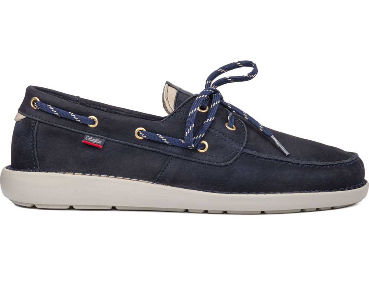 Callaghan 53400 Abner Bootschoenen Heren Blauw Beige | CYF5381DA
