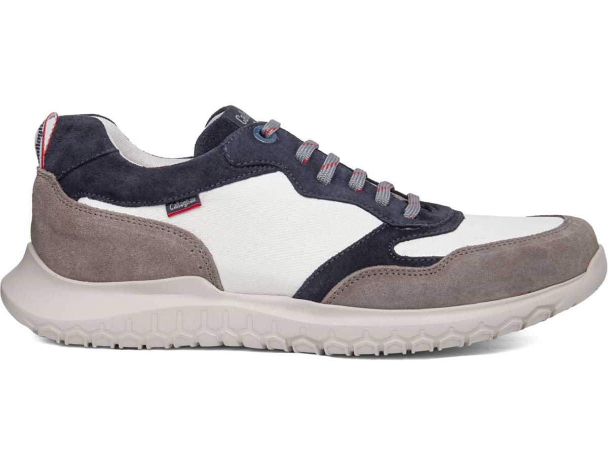 Callaghan 53704 Suv Marine Cro Vrijetijdsschoenen Heren Grijs Wit Blauw | SYB315HF