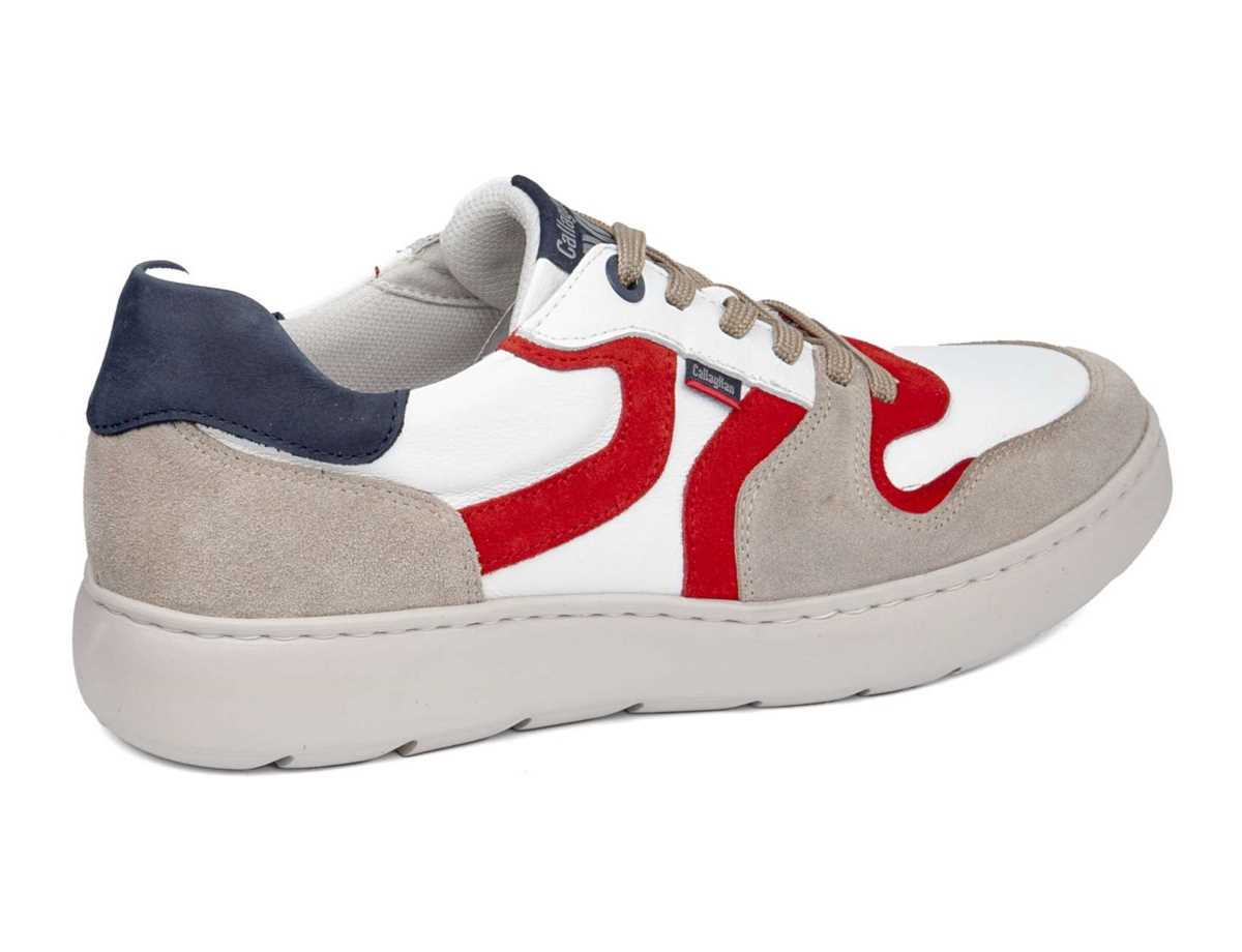 Callaghan 54802 Pint Vrijetijdsschoenen Heren Beige Wit Rood | PTX9982LC